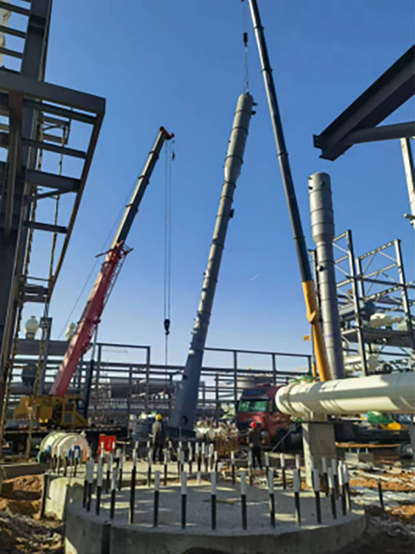 Steel structure pipe gallery
