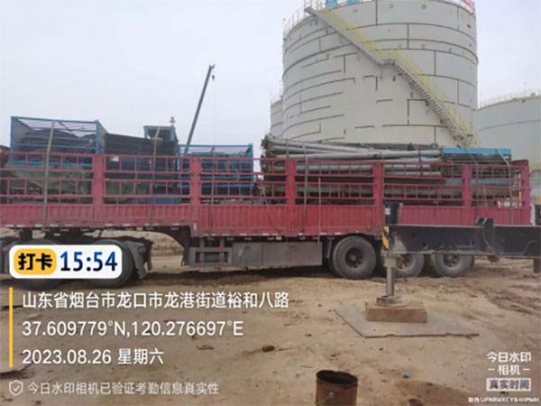 Steel structure pipe gallery