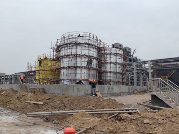 Steel structure pipe gallery