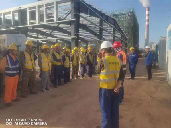 Steel structure pipe gallery