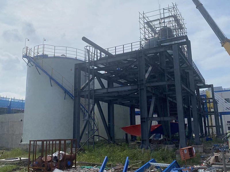 Steel structure pipe gallery