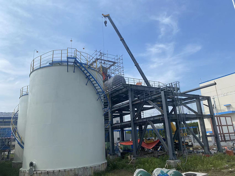 Steel structure pipe gallery