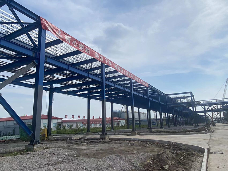 Steel structure pipe gallery