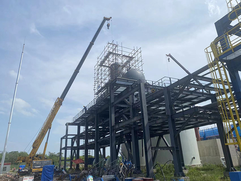 Steel structure pipe gallery