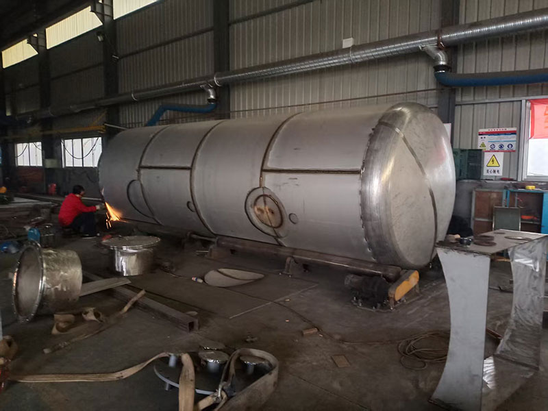 SS Double-layer Steel Horizontal Storage Tank  