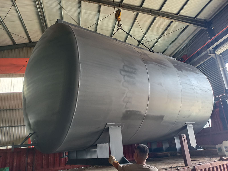 SS Double-layer Steel Horizontal Storage Tank  